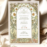 Vintage Wedding Invitations Art Nouveau door Mucha Kaart<br><div class="desc">Art Nouveau Vintage trouwuitnodigingen van Alphonse Mucha in een floreel, romantisch en grillig ontwerp. Victoriaans bloei vult klassieke art decofonts aan. Voer je aangepaste gegevens in en je bent klaar. Als u het ontwerp verder wilt wijzigen, klikt u op de blauwe knop "Aanpassen". Hartelijk dank voor uw aandacht voor mijn...</div>