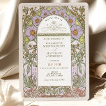 Vintage Wedding Invitations Art Nouveau door Mucha Kaart<br><div class="desc">Art Nouveau Vintage trouwuitnodigingen van Alphonse Mucha in een floreel, romantisch en grillig ontwerp. Victoriaans bloei vult klassieke art decofonts aan. Voer je aangepaste gegevens in en je bent klaar. Als u het ontwerp verder wilt wijzigen, klikt u op de blauwe knop "Aanpassen". Hartelijk dank voor uw aandacht voor mijn...</div>