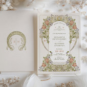 Vintage Wedding Invitations by William Morris Kaart