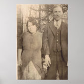 Vintage Wedding Jubileum Poster (Voorkant)