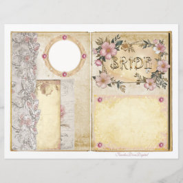 Vintage Wedding Junk Journal Scrapbook Pagina 5 & 