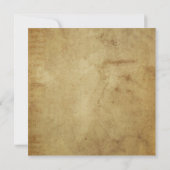 Vintage Wedding Kaart (Achterkant)