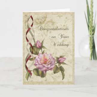 Vintage Wedding Kaart