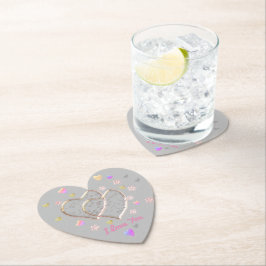 Vintage Wedding Kartonnen Onderzetters