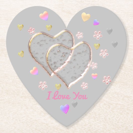 Vintage Wedding Kartonnen Onderzetters (Voorkant)