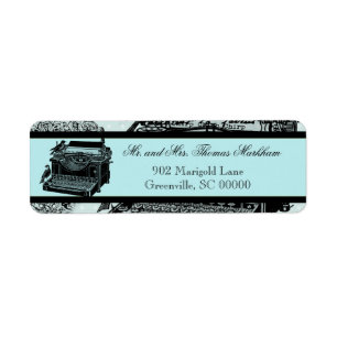 Vintage Wedding Love Letters Custom Adresetiketten Etiket