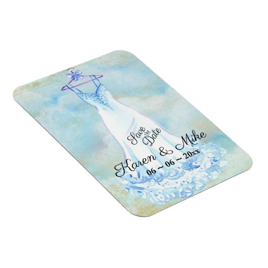 Vintage Wedding Magneet (Rechterzijde)