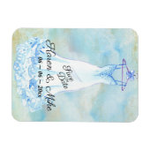 Vintage Wedding Magneet (Horizontaal)