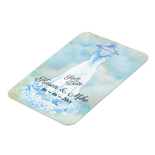 Vintage Wedding Magneet (Linkerzijde)