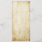 Vintage Wedding Menus Eat, Drink & BE Menu (Achterkant)