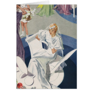 Vintage Wedding, Mid Century Modern Art Deco Bride