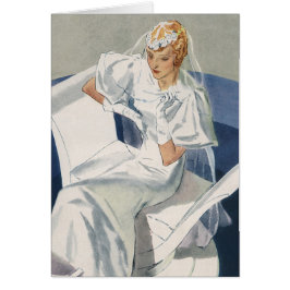 Vintage Wedding, Mid Century Modern Art Deco Bride