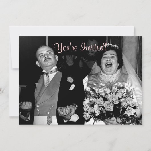 Vintage Wedding - Onze gelukkige dag! Kaart (Voorkant)
