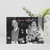 Vintage Wedding - Onze gelukkige dag! Kaart (Staand voorkant)