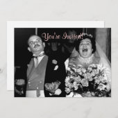 Vintage Wedding - Onze gelukkige dag! Kaart (Voorkant / Achterkant)