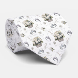 Vintage Wedding Pattern - Neck Tie Stropdas