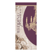 Vintage Wedding Planner Rack Kaart (Voorkant)