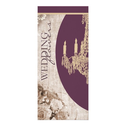 Vintage Wedding Planner Rack Kaart (Voorkant)