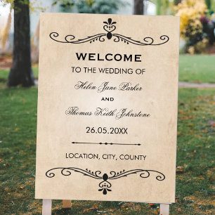 Vintage Wedding Poster