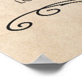 Vintage Wedding Poster (Hoek)