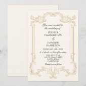 Vintage Wedding Retro blush roze Kaart (Voorkant / Achterkant)