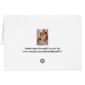 Vintage Wedding, Retro Bride en Groom Passen getro (Achterkant Horizontaal)