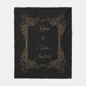 Vintage Wedding Romantic Steampunk Fairytale Fleece Deken (Voorkant)