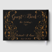 Vintage Wedding Romantic Steampunk Fairytale Gastenboek (Achterkant)