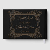 Vintage Wedding Romantic Steampunk Fairytale Gastenboek (Achterkant)