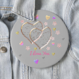 Vintage Wedding Ronde Button 6,0 Cm