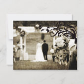 Vintage Wedding RSVP (Achterkant)