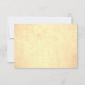  Vintage Wedding  RSVP Kaartje (Achterkant)