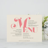 Vintage Wedding Salmon Pink Cream (Staand voorkant)