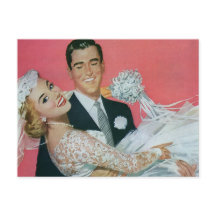 Vintage Wedding Save the Date! Happy Passen getrou
