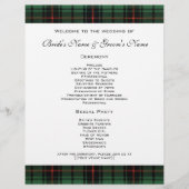 Vintage Wedding, Tartan Davidson Modern Pattern (Voorkant)