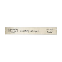 Vintage Wedding Theme Aged Parchment Bedankt