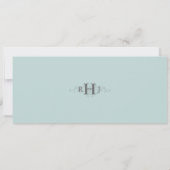 Vintage Wedding Ticket Uitnodiging (Achterkant)