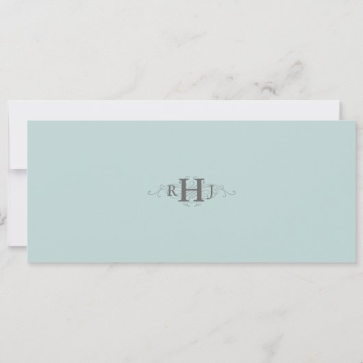 Vintage Wedding Ticket Uitnodiging (Achterkant)