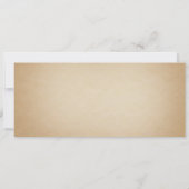 Vintage Wedding Ticket Uitnodiging IV — tijdperk 4 (Achterkant)