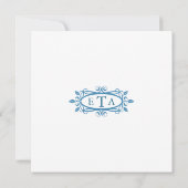 Vintage Wedding Uitnodiging (Achterkant)