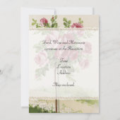 Vintage Wedding Uitnodiging (Achterkant)