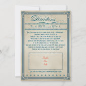 Vintage Wedding Uitnodiging (Achterkant)
