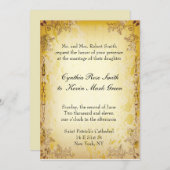 Vintage Wedding Uitnodiging (Voorkant / Achterkant)