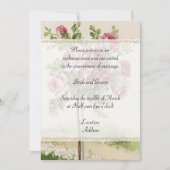 Vintage Wedding Uitnodiging (Voorkant)