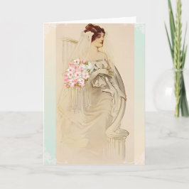 Vintage Wedding Uitnodiging