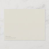 Vintage Wedding Uitnodiging Briefkaart (Achterkant)