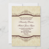  Vintage Wedding-uitnodigingen Kaart (Voorkant)