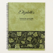 Vintage Wedding, Victoriaans druivenbladeren Planner (Voorkant)