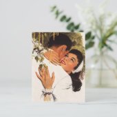 Vintage Wedding Voorstel, Love and Romance Briefkaart (Staand voorkant)