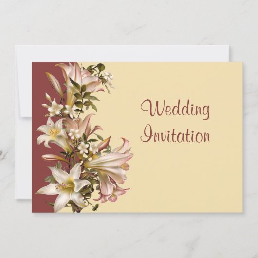Vintage Wedding Vow Renewal Uitnodiging (Voorkant)